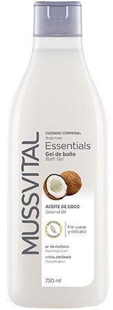 Mussvital Essentials Gel de Baño Aceite de Coco · Mussvital · 750 ml