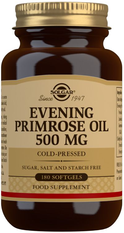 Aceite de Prímula de Rosa 500 mg · Solgar · 180 perlas