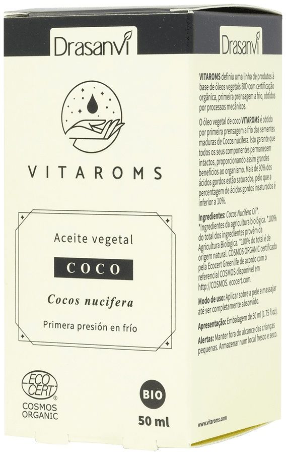 Aceite Vegetal de Coco · Drasanvi · 50 ml