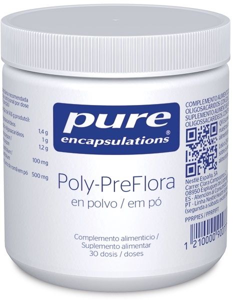 Poly PreFlora · Pure Encapsulations · 138 gramos