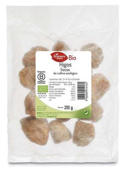 Higos Secos · El Granero Integral · 250 gramos