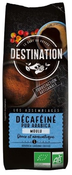 Café Molido Descafeinado Suave 100% Arábica · Destination · 250 gramos
