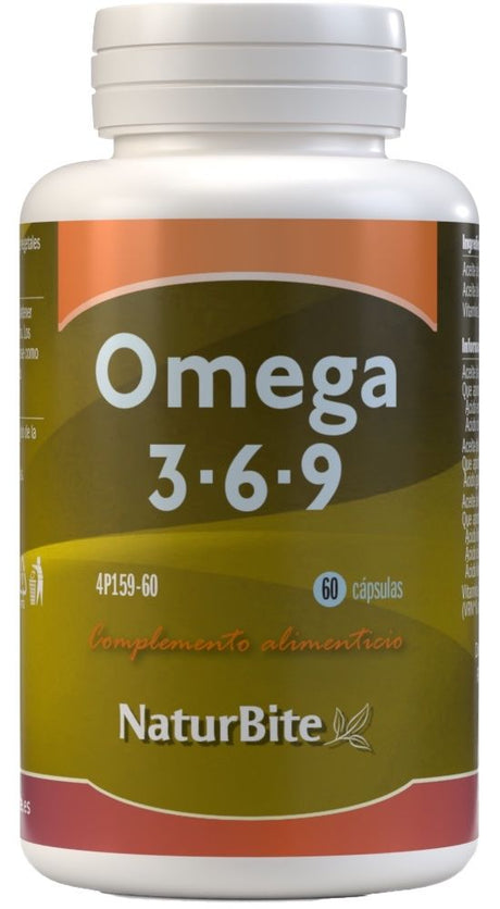 Omega 3-6-9 · NaturBite · 60 cápsulas