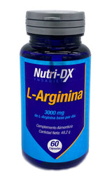 L-Arginina · Nutri-DX · 60 cápsulas