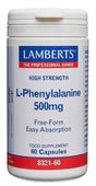 L-Fenilalanina 500 mg · Lamberts · 60 cápsulas