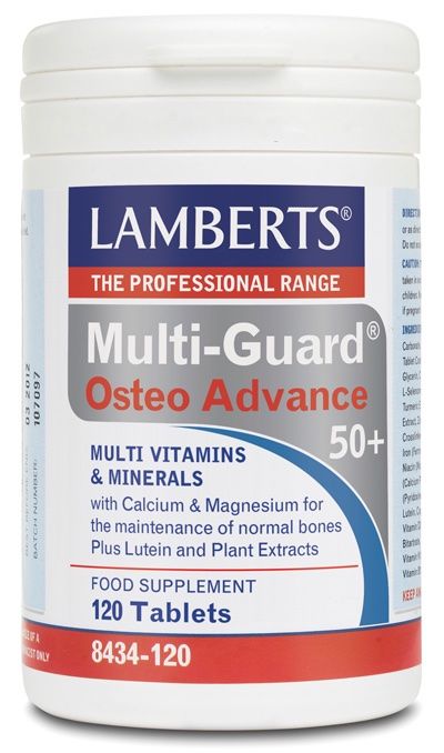 MultiGuard Osteo Advance 50+ · Lamberts · 120 comprimidos