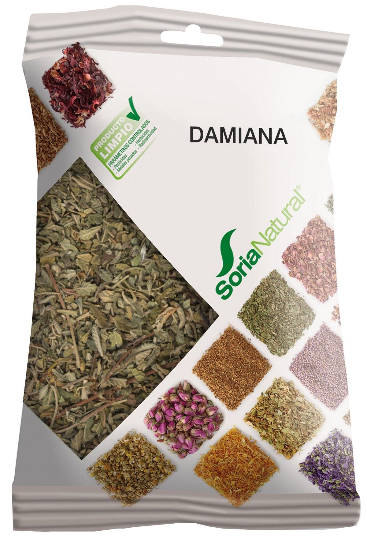 Damiana en Bolsa · Soria Natural · 40 gramos