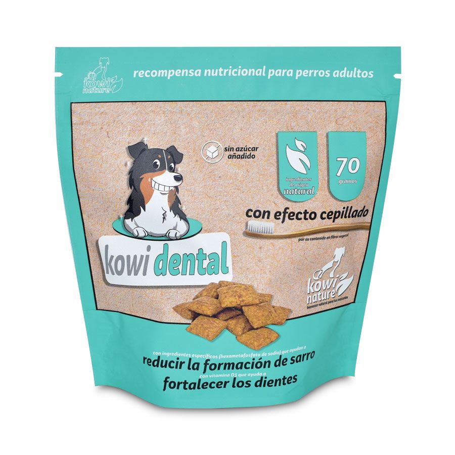 Kowi Dental Snack · Kowi Nature · 70 gramos