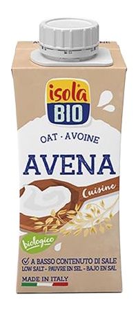 Crema para Cocinar de Avena Bio · Isola Bio · 200 ml