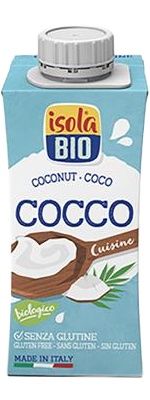 Crema para Cocinar de Coco Bio · Isola Bio · 200 ml