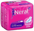 Compresas con Alas Ultra Noche · Neral · 10 unidades