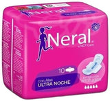 Compresas con Alas Ultra Noche · Neral · 10 unidades