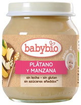 Tarrito de Plátano y Manzana · Babybio · 130 gramos