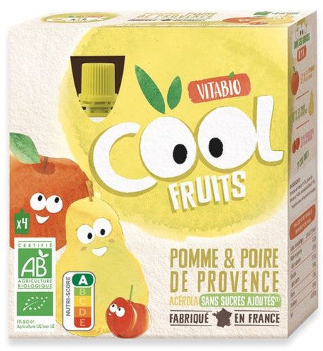 Pack Smoothies de Manzana, Pera y Acerola · Vitabio · 4x90 gramos