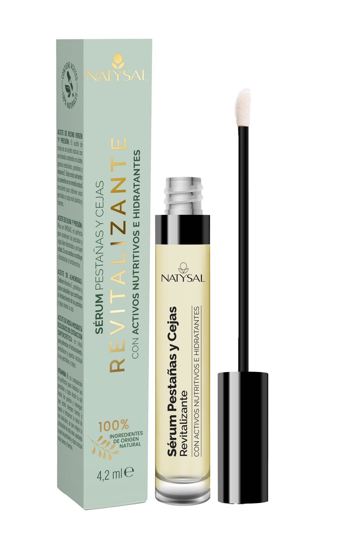 Sérum de Pestañas y Cejas Revitalizante · Natysal · 4,2 ml