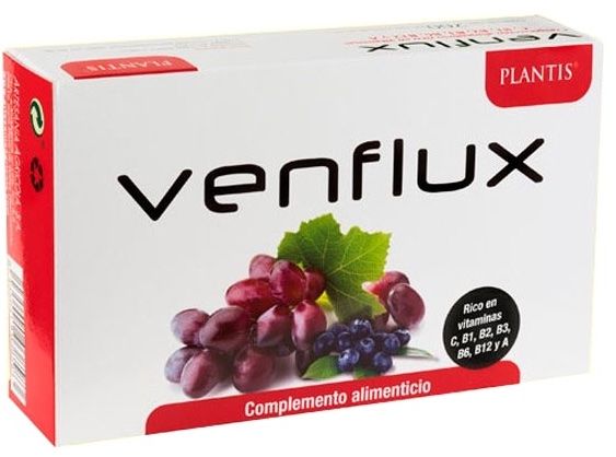 Venflux · Plantis · 20 ampollas