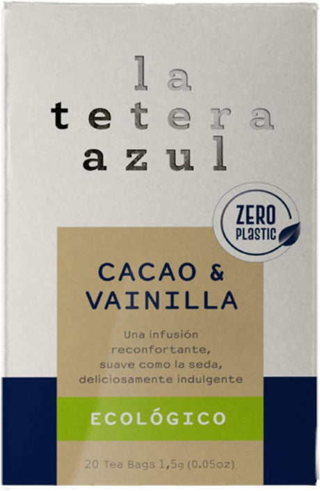 Organic Cacao & Vainilla · La Tetera Azul · 20 filtros