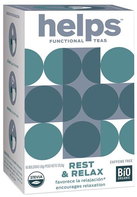 Rest & Relax · Helps Functional Teas · 16 filtros