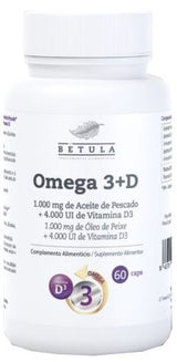 Omega 3 + D · Betula · 60 cápsulas