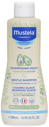 Champú Suave con Aguacate Bio · Mustela · 500 ml