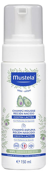 Champú Mousse Recién Nacido · Mustela · 150 ml