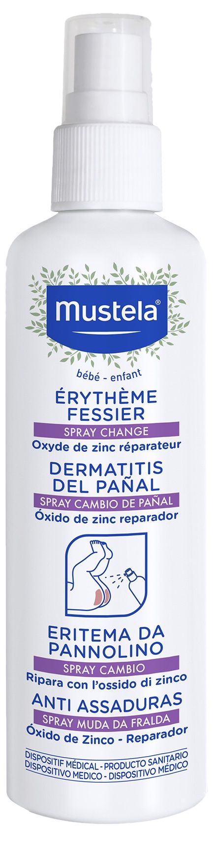 Spray Cambio de Pañal · Mustela · 75 ml