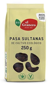 Pasas Sultanas · El Granero Integral · 250 gramos