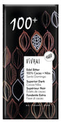 Chocolate Negro Superior 100% Cacao + Nibs · Vivani · 80 gramos