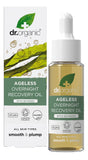 Aceite Recuperador de Noche con Algas Marinas · Dr Organic · 30 ml