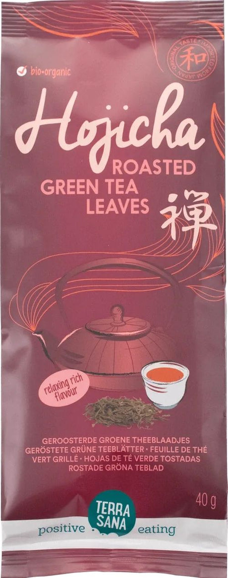 Hojas de Té Hojicha · Terrasana · 40 gramos