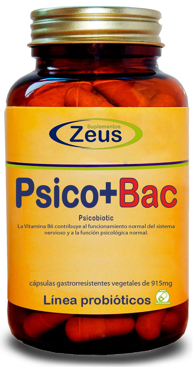 Psico + Bac (Psicobiotic) · Zeus · 90 cápsulas