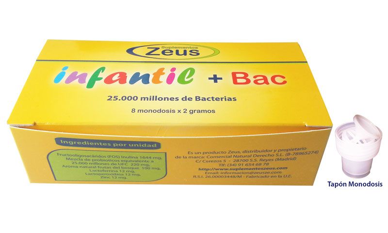 Infantil + BAC · Zeus · 8 monodosis