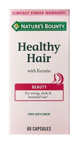 Healthy Hair con Queratina · Nature's Bounty · 60 cápsulas