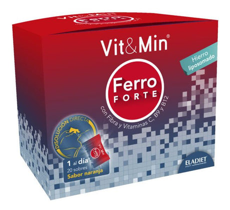 Vit&Min Ferro Forte · Eladiet · 20 sobres
