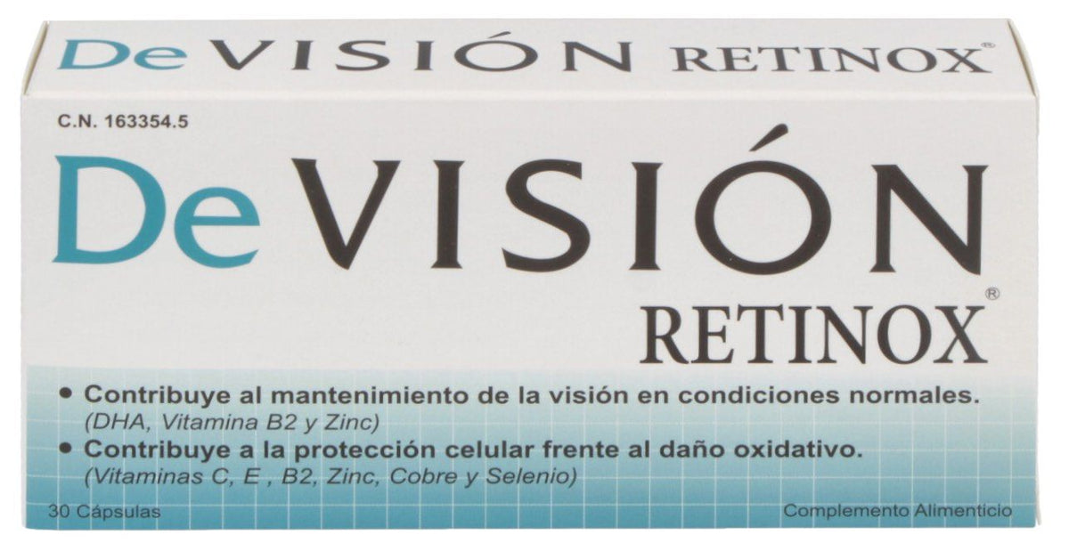 DeVision Retinox · Pharma OTC · 30 cápsulas