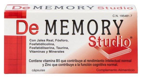 DeMemory Studio · Pharma OTC · 60 cápsulas