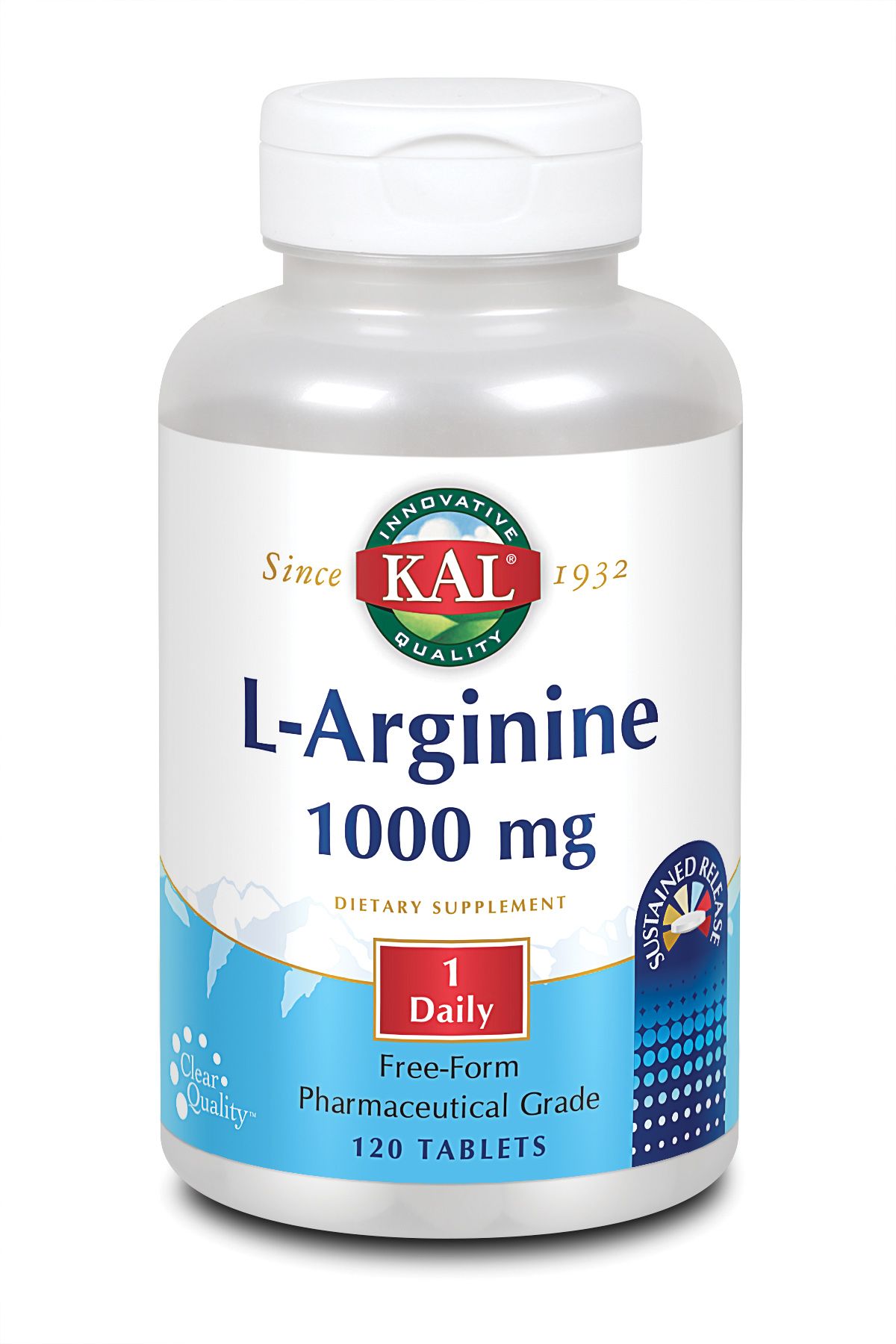 L-Arginina 1000 mg · KAL · 120 comprimidos