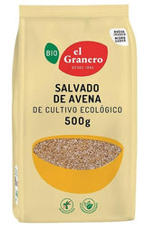 Salvado de Avena Bio · El Granero Integral · 500 gramos