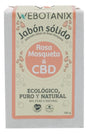 Jabón Sólido de Rosa Mosqueta y CBD Bio · WeBotanix · 100 gramos