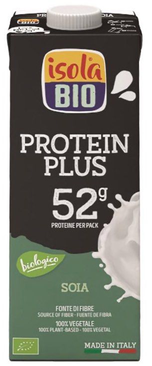 Bebida Vegetal Protein Plus Bio · Isola Bio · 1 litro [Caducidad 12/2024]