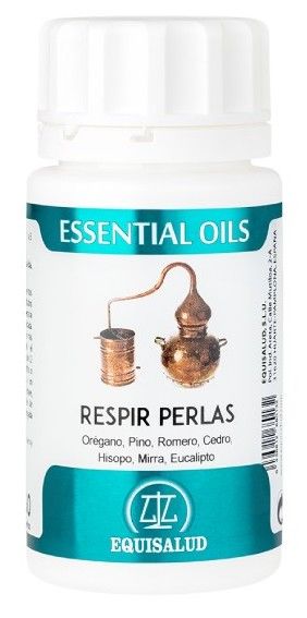 Essential Oils Respir Perlas · Equisalud · 60 perlas