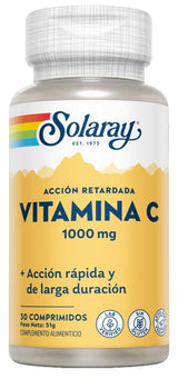 Vitamina C 1.000 mg - Acción Retardada SMALL · Solaray · 30 comprimidos