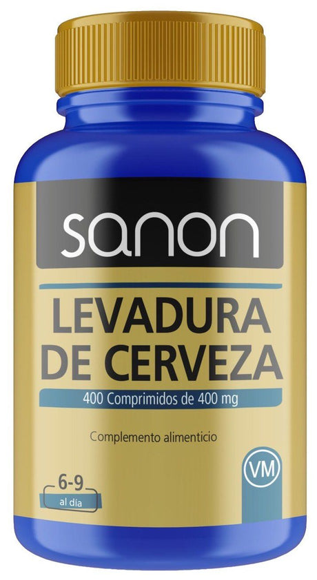 Levadura de Cerveza · Sanon · 400 comprimidos