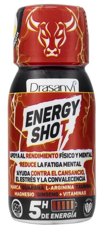 Energy Shot Sabor Limón · Drasanvi · 60 ml