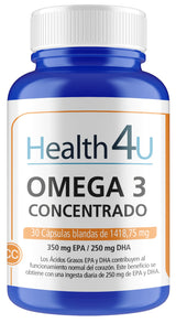 Omega 3 Concentrado · Health4U · 30 cápsulas
