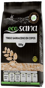 Copos de Trigo Sarraceno Bio · Ecosana · 500 gramos