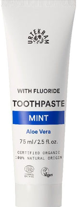 Pasta de Dientes Menta y Fluor · Urtekram · 75 ml