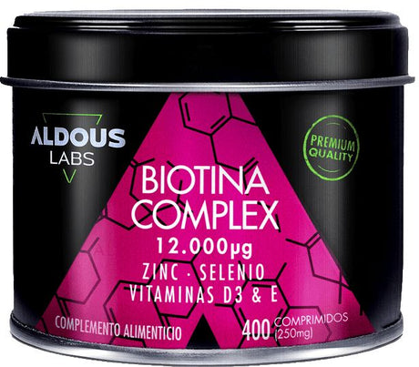 Biotina Complex · Aldous Bio · 400 comprimidos
