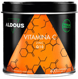 Vitamina C con Zinc y Coenzima Q10 · Aldous Bio · 400 comprimidos