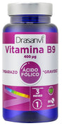 Vitamina B9 400 mcg (Ácido Fólico) · Drasanvi · 90 comprimidos